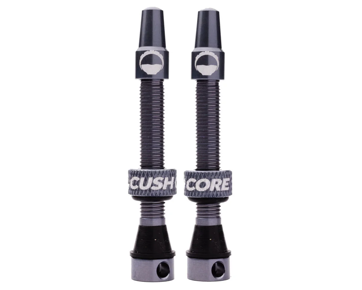 CushCore Air Valve Tubeless Valve Set (Titanium) (44mm)